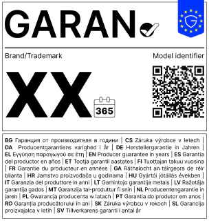 Vorschau des EU-GARAN-Labels