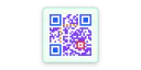 Technical diagram of a QR code on a coordinate grid illustrating modules, versions, and functional zones