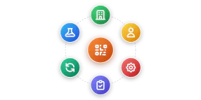 Digital Product Passport ecosystem diagram showing the central DPP connected to suppliers, brands, consumers, repair, recyclers and authorities
